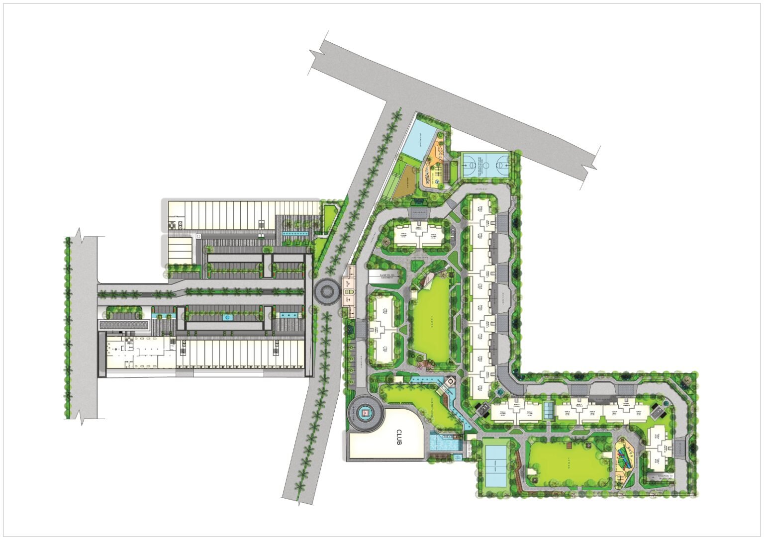 Vintage Greens Zirakpur master site plan layout